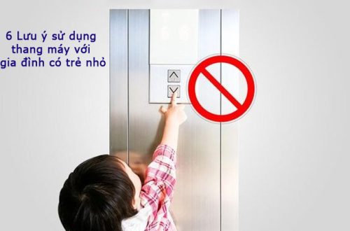 6 Lưu ý sử dụng thang máy với gia đình có trẻ nhỏ